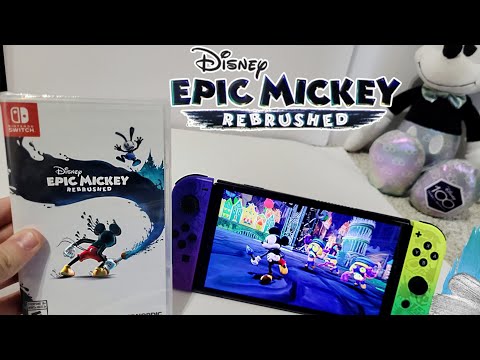 Epic Mickey Rebrushed Unboxing & Gameplay Nintendo Switch
