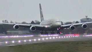 A380 Lands Sideways In Dramatic Crosswind