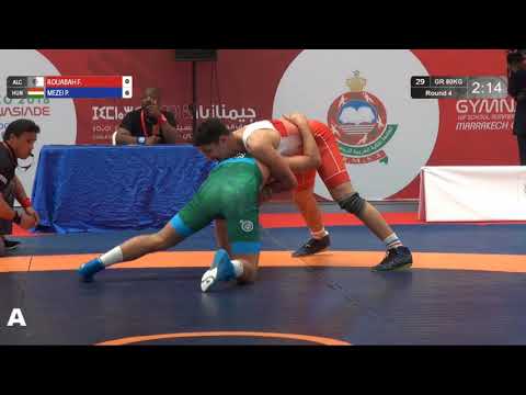 Round 4 GR - 80 kg: F. ROUABAH (ALG) v. P. MEZEI (HUN)