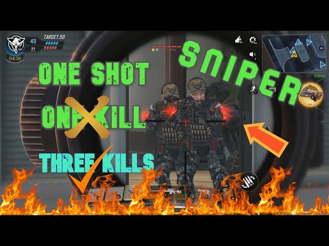 COD-MOBILE- MULTIPLAYER . SNIPER GAME PLAY . 1 SHOT 3 KILLS.