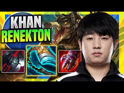 KHAN DESTROYING WITH RENEKTON! - DK Khan Plays Renekton Top vs Camille! | Season 11