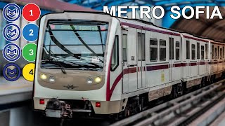 🇧🇬 Sofia Metro - All the Lines / Софийско метро - всички линии (2024) (4K)