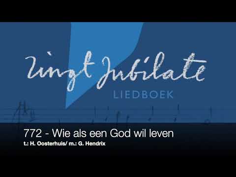 ZJ 772 Wie als een God wil leven
