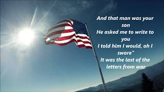 Mark Schultz - Letters From War (Lyrics)