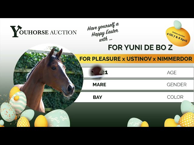 For Yuni de Bo loose jumping @ home