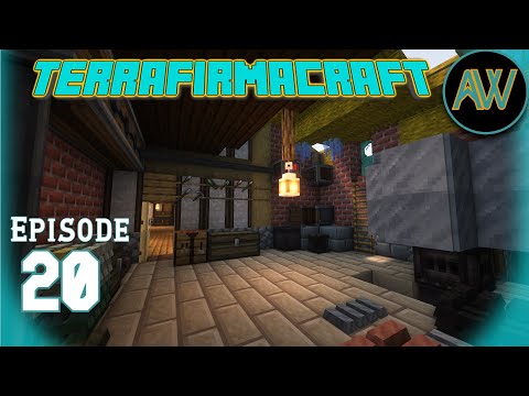Black Steel Anvil and Starting our Factory - TerraFirmaCraft Ep. 20
