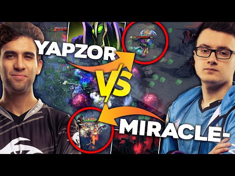 BEST SHADOW FIEND MIRACLE vs BEST RUBICK YAPZOR - EPIC DOTA 2