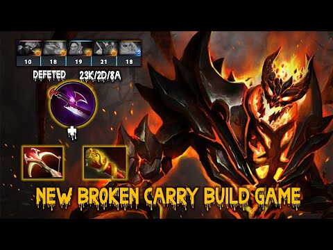NEW CARRY BUILD is BREAKING THE META SHADOW FIEND (dota2)
