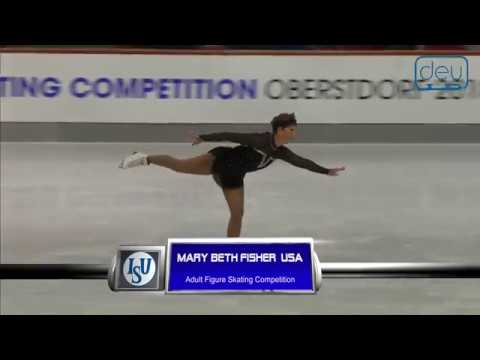 Mary Beth FISHER. Oberstdorf 2018. Silver Ladies IV - Free Skating. 11 place