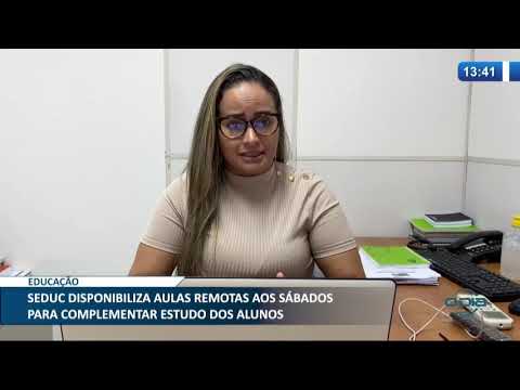 Seduc amplia aulas pela televisaÌƒo nos saÌbados para vestibulandos 01 10 2020