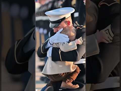 Surprising my kids after deployment…this moment means everything us 🥺💕#MilitaryReunion #DadIsHome