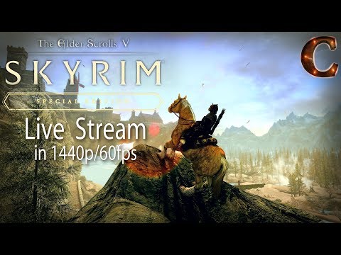Skyrim Special Edition Live, in 1440p/60fps! Pieces of the Past: Lvl 66 Part 95 Legendary