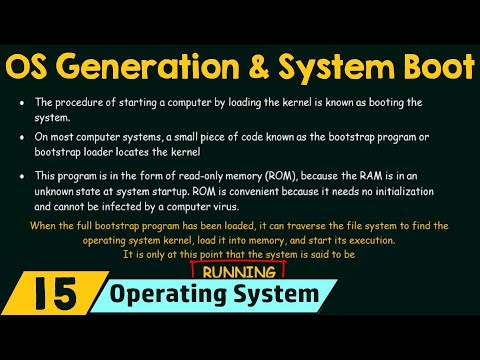 Operating System Generation and System Boot
