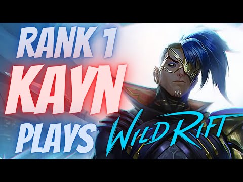 RANK 1 KAYN PENTAKILL AS SHADOW ASSASSIN ! 23/0/8 ! Wild Rift