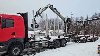 شاحنة نقل جذوع الأشجار المقطوعة Scania R 480 | صورة 4 - Agroline