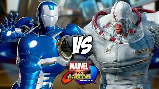 Unlock IRON MAN and NEMESIS Skins Marvel VS Capcom Infinite Arcade Gameplay