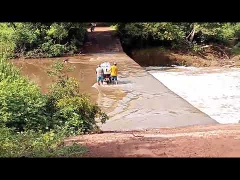 Travessia no Rio da Onça em São João da Serra -Piaui 