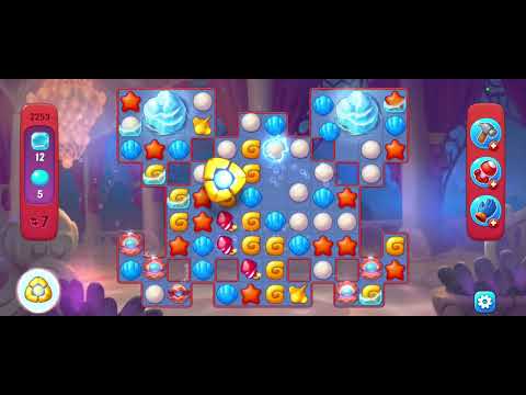 Fishdom gameplay level 2253