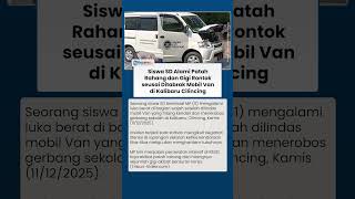 Siswa SD yang Ditabrak Mobil di Cilincing Alami Patah Rahang & Gigi Rontok, Keluarga: Kondisi Kritis