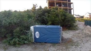 Porta Potty Review - Another Turned Over Porta Potty - June 12, 2021