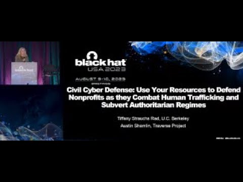 Civil Cyber Defense-Defend Non-Profits as They Combat Human Trafficking/Subvert Authoritarian Regime