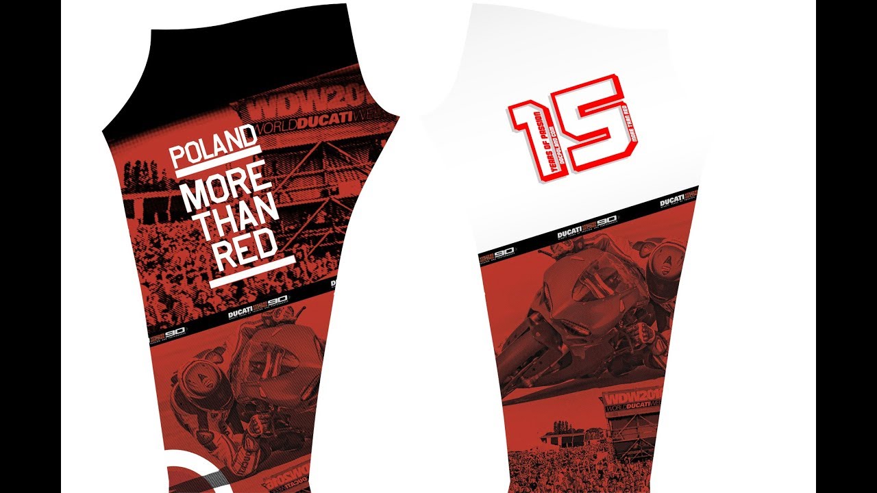 Koszulka z długim i krótkim rękawem i legginsy Desmo Maniax