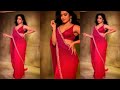 Rashmika In Pink Saree Rashmika Mandanna In Pink Saree