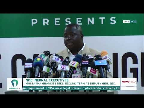 Mustapha Gbande Pledges to Help NDC Win the 2028 Elections