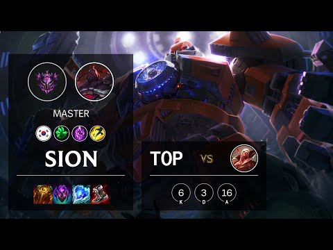 Sion Top vs Vladimir - KR Master Patch 10.23