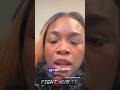 Claressa Shields REACTS to Ryan Garcia BEATING Duarte; calls shoulder roll “GOOFY”!
