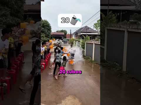 ¿Con cuántos cubos de agua tiras una moto? 🤔✨