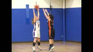 preview picture of video '#2 Burlington at Ten Sleep - Girls Basketball 2/17/12'