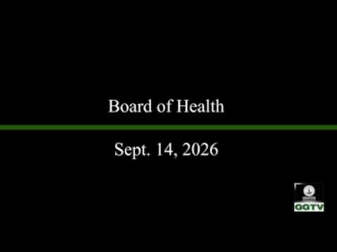 From the Board of Health
