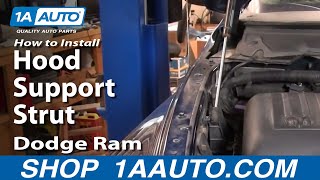 How to Replace Hood Lift Supports 02-07 Dodge Ram 1500