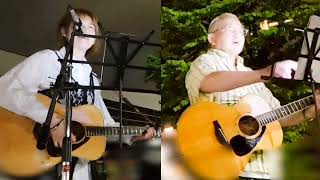 中島みゆき 銀の龍の背に乗って ♥jimaまる🎸時の中jima🌿まるかいちかふえ🎸路上ライブ🎸ギター🎸弾き語り （ jimamaru ）cover SONG