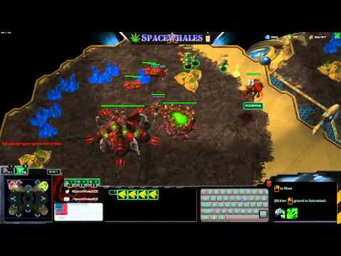 SC2 HotS 1v1 - Master Terran - TvZ / Star Station / Reaper Opener into Marine+Medivac Timing