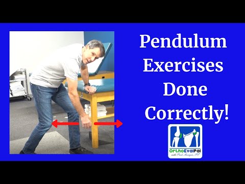 Pendulum Exercises Done Correctly!