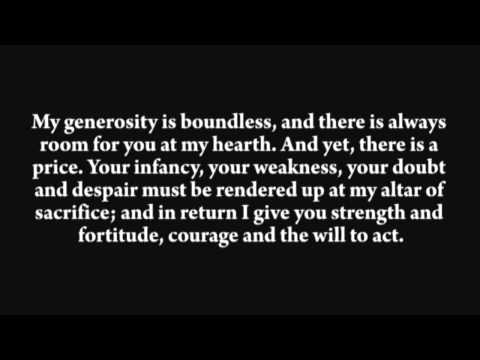 The Rede of the Horned One (Baphomet)