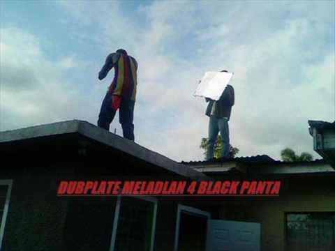 MELADLAN PLATE 4 Black Panta