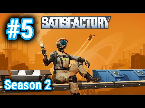 Satisfactory - Season 2 - Episode 5 - 2026 PS5 Gameplay - Upgrading Belts and Using Concrete!