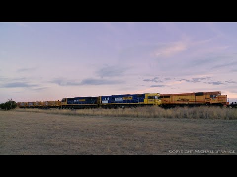 3MA5 With 9302 Crosses SSR Grain Train With B61, GM22 & L277 - PoathTV Australian Trains & Railways