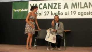 Monica Fraschini - cabaret al castello con lo staff di vacanze a Milano 2012
