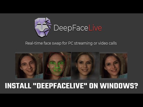 How to install "DeepFaceLive" - Python application on Windows?