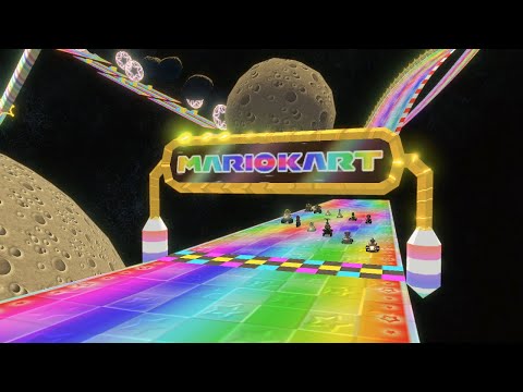 3DS Rainbow Road in MK8 | 4K