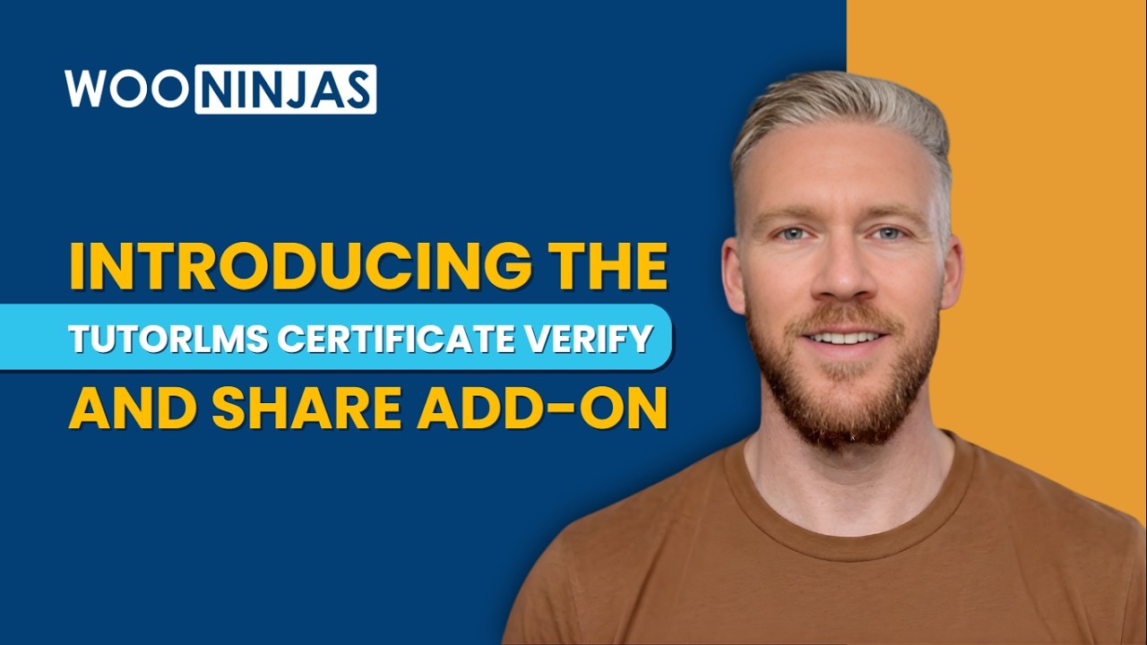 TutorLMS Certificate Verify and Share Add-on | Verify & Share Certificates Easily