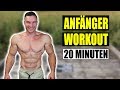 20 Minuten Ganzkörper Anfänger Workout für Zuhause | ohne Equipment - Sascha Huber