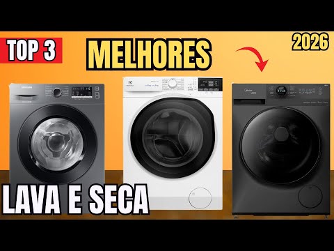 TOP 3 LAVA E SECA | As MELHORES LAVA E SECA para Comprar em 2026
