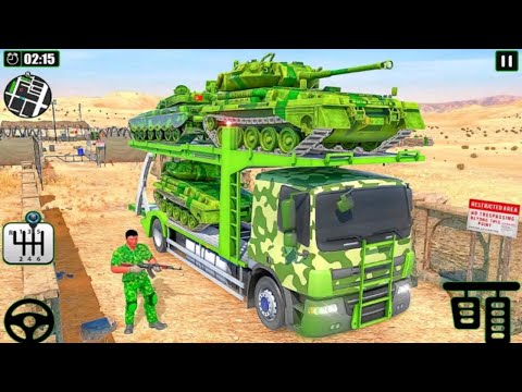 Army Vehicle Transporter Truck Simulator : Army Game