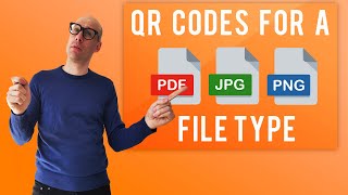 How to make a QR code for a PDF, JPG or PNG File Type 2024