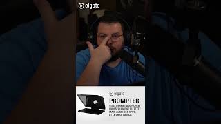 Mon nouveau cheat pour stream , merci @elgato  #prompt #prompter #elgato